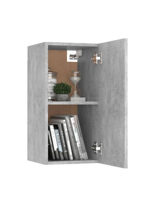 Wall Mounted Living Room Cabinet Made of Particle Board Sonoma 80x30x30cm