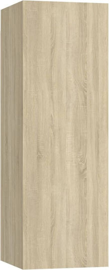 Wall Living Room Cabinet made of Particle Board Sonoma 80x30x30cm