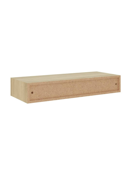 Ράφια Τοίχου Δρυς 2τμχ (2τμχ) 60x23.5x10εκ.