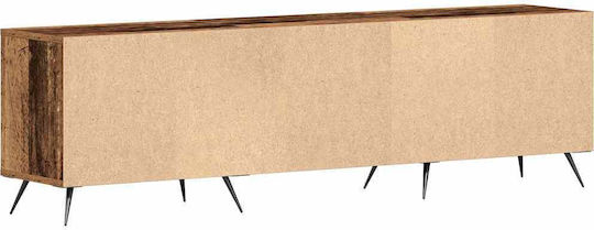 TV Stand Made of Metal & Reclaimed Wood L150xD30xH44.5cm