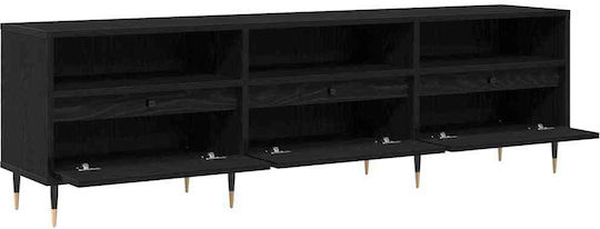 TV-Ständer Schwarze Eiche M150xT30xH44.5cm