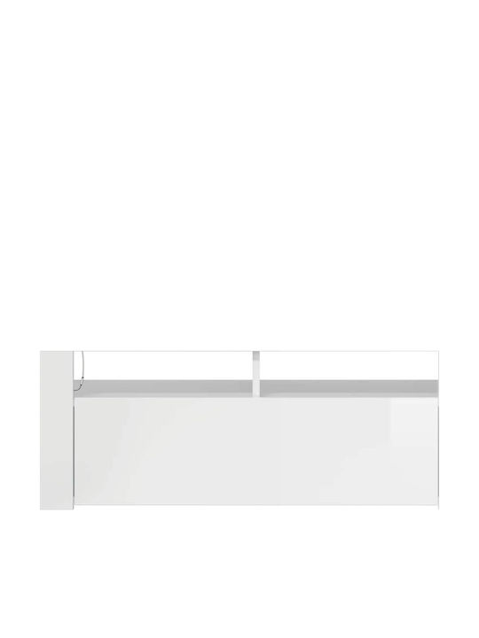 TV-Ständer mit LED-Beleuchtung Weiß M90xT35xH40cm