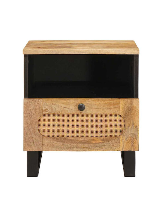 Комод Стъклен Solid mango wood 40x33x46см