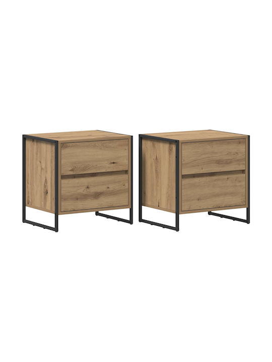 Noptiere Maro 2buc 50x39.5x50cm