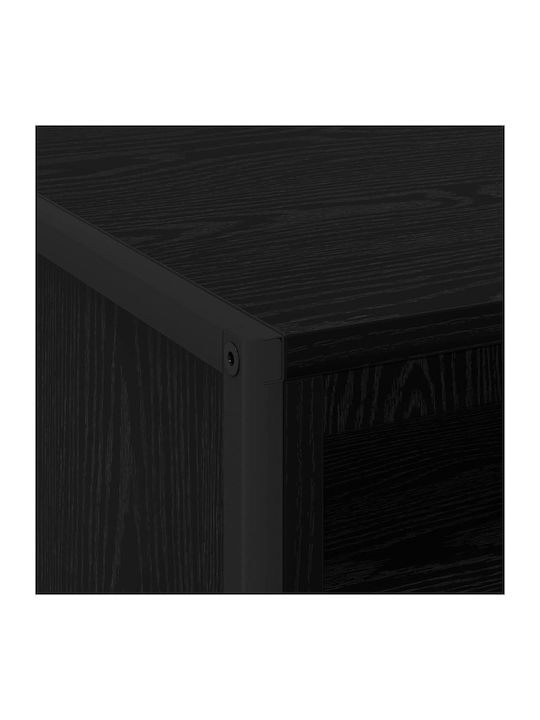 Noptieră Negru 50x39.5x50cm