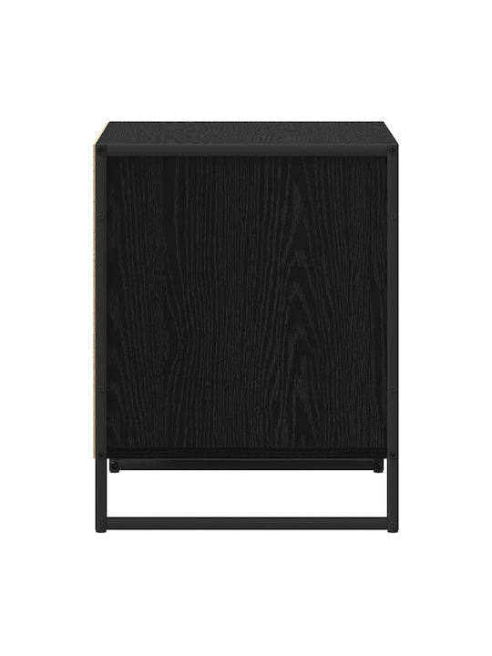 Noptieră Negru 50x39.5x50cm