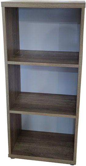 Bibliotheken Grau 3Stücke 42x30x123cm