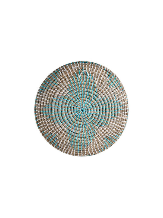 Beliani Handmade Wicker Plate 5 Pieces