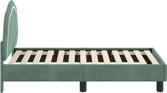 Kids Bed Single Light Blue for Mattress 70x140cm