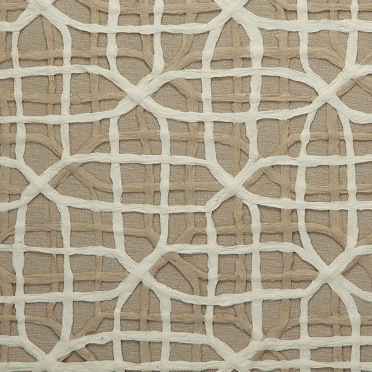 Artekko Wall Decor Mosaic Beige Made of Wooden 60x3x60cm 2 Pieces