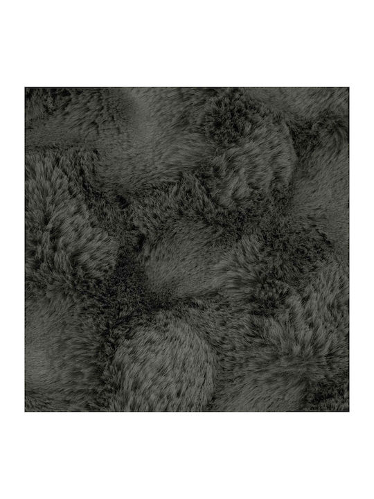 vidaXL Pelzige Decke Übergröße 240x270cm Dunkelgrau
