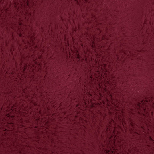 vidaXL Furry Double Bed Blanket 240x270cm Veraman Red