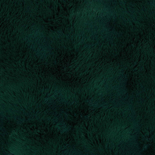 vidaXL Furry Blanket Double 220x240cm Dark Green