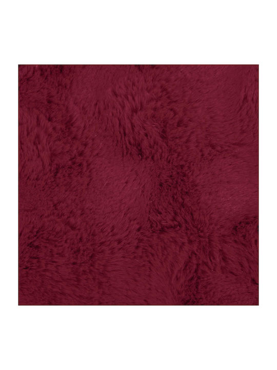 vidaXL Pelzige Decke Einzeln 150x220cm Türkis, Rot