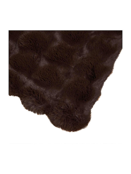 vidaXL Pătură Blănoasă Simplă 150x220cm Camelopard