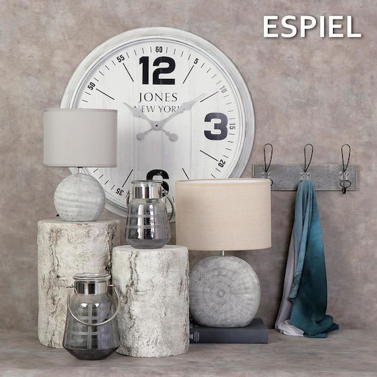 Espiel Laterne Glas Gray 15x15x22cm 1Stück