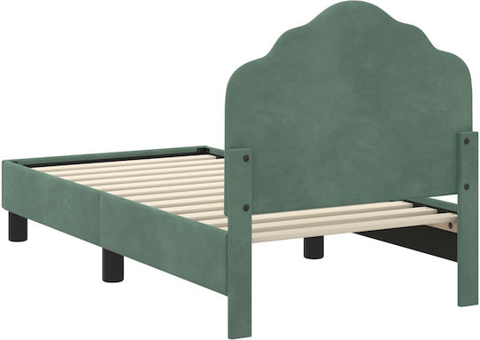 Παιδικό Κρεβάτι Μονό Γαλάζιο για Στρώμα 70x140cm