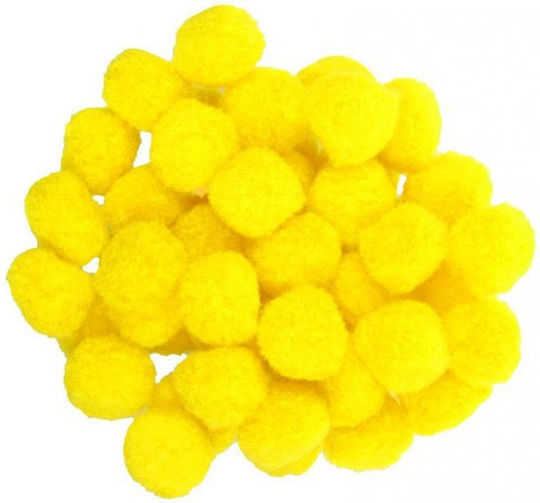 Luna Pom Pom Handwerk Gelb Set 25Stück 000620464