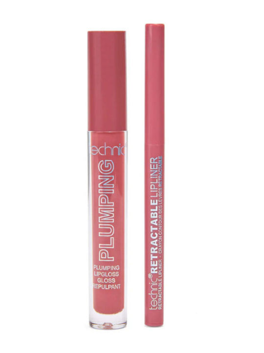 Technic Plump & Pout Σετ Μακιγιάζ για τα Χείλη 2τμχ Technic Plump & Pout Σετ Μακιγιάζ για τα Χείλη 2τμχ