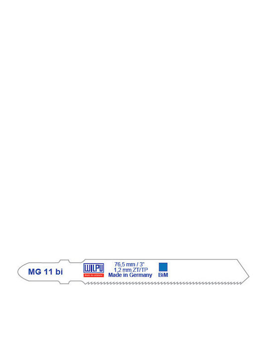 Wilpu 02551 00005 Λάμες 21TPI για Μέταλλο 55mm 5τμχ