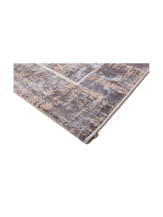 Klonaras Modern 9252 Rug Rectangular Beige White
