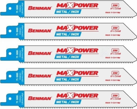 Benman 71888 Острие 14TPI за Метал 150мм