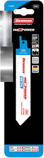Benman 71884 Λάμες για Μέταλλο 150mm 5τμχ