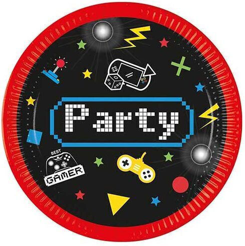 Procos Gaming Party Πιάτο για Party 8τμχ