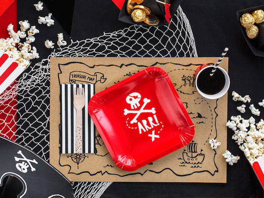 PartyDeco Plate for Party 6pcs