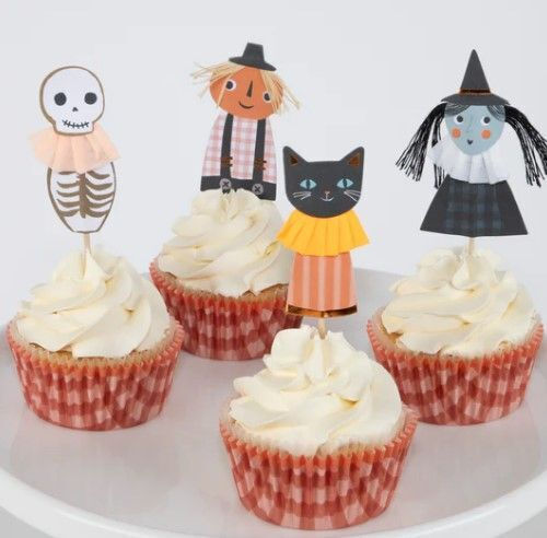 Meri Meri Kit Φορμάκια για Cupcakes για Party Halloween 48τμχ