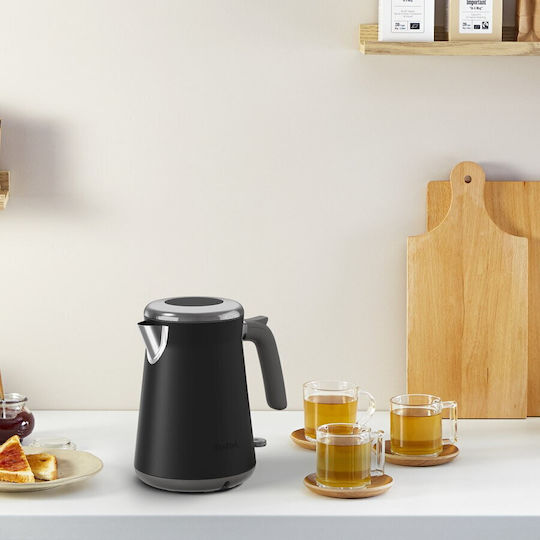 Tefal Botley Fierbător 1.7lt 2400W Negru