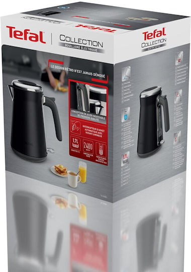 Tefal Botley Fierbător 1.7lt 2400W Negru