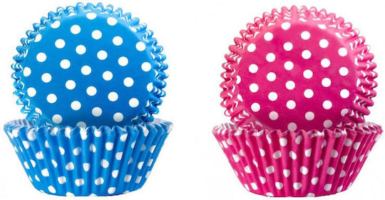 Ibili Set mit 100 Ibili Muffin-Formen, Papier, 7,5x3,5 cm, mehrfarbig