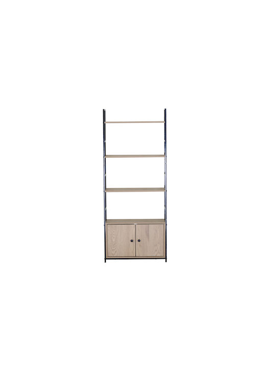 Βιβλιοθήκη Μαύρος 58.6x23.5x144εκ.