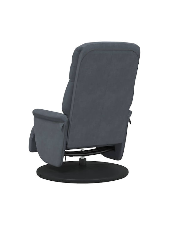 Modern Velvet Gray Recliner M91xW71xH105cm
