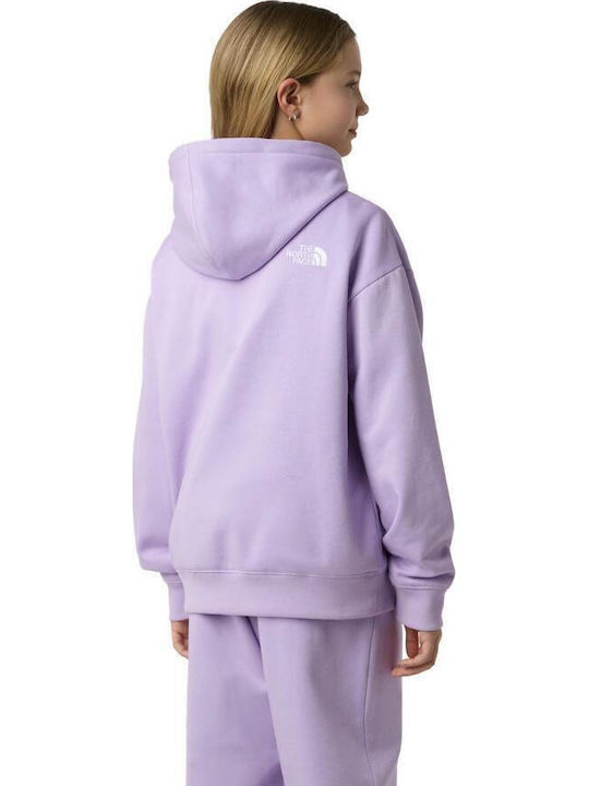 Kids Sweatshirt with Hood Purple Teen Essential Over Hoodie