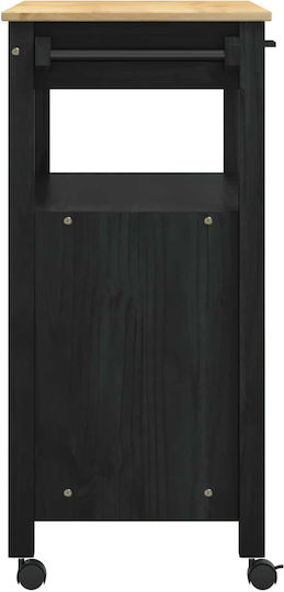 Floor Cabinet Black 84x40x88.5cm