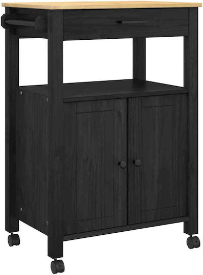 Επιδαπέδιο Ντουλάπι Μαύρο 60x40x88.5εκ. Επιδαπέδιο Ντουλάπι Μαύρο 60x40x88.5εκ.