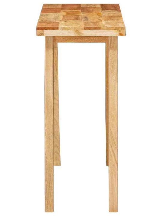Table Dining Room from Solid Wood Natural 100x35x75cm
