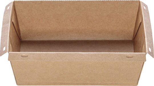 Intertan Σετ 25 Χάρτινα Κουτιά Τροφίμων Kraft 20x14x5εκ.