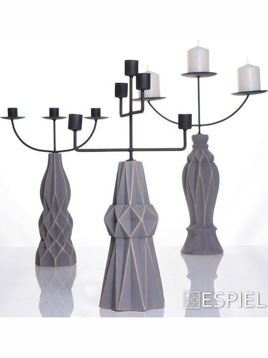 Set Suporturi Lumanari Ceramice Set Suporturi Lumanari Ceramice