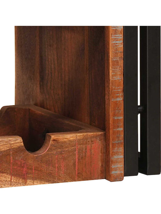 vidaXL Tischplatte Weinkeller Metallisch Braun 100x45x33εκ.