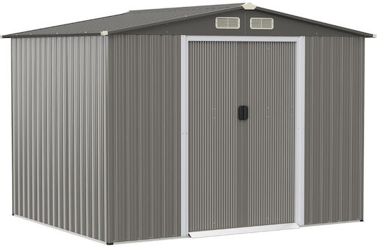 Metallische Gartenhaus Galvanisiert 2,6x2,07x1,8m