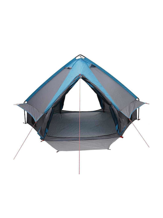 vidaXL Zelt Terrasse mit LEDs Blau 4.9x4.1m