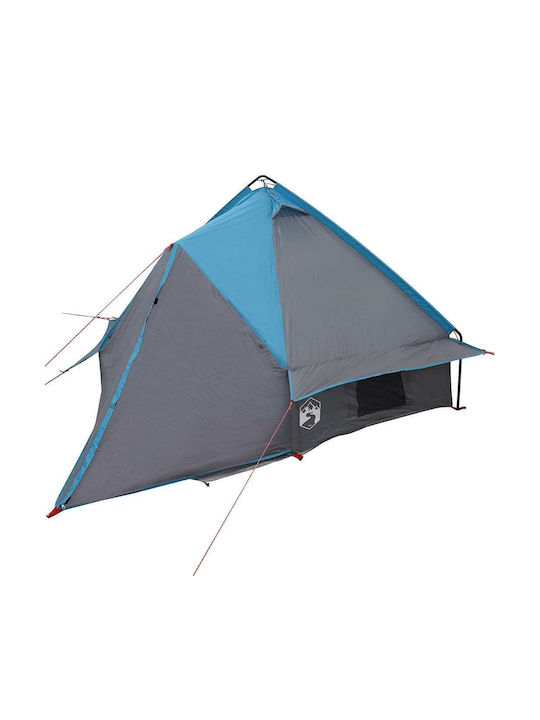 vidaXL Zelt Terrasse mit LEDs Blau 4.9x4.1m