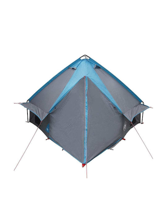 vidaXL Zelt Terrasse mit LEDs Blau 4.9x4.1m