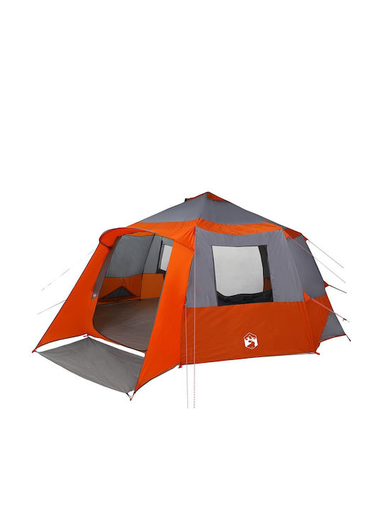 vidaXL Gray Terrace Tent with LEDs 5x5m