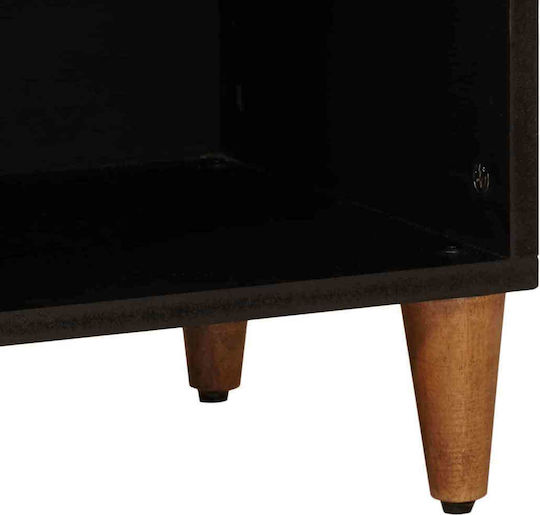 Μπουφές Ξύλινος Καρυδιά 80x33.5x75cm