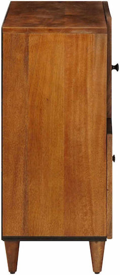 Μπουφές Ξύλινος Καρυδιά 80x33.5x75cm
