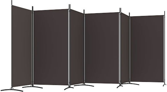 vidaXL Decorativ Paravan Metalic cu 3 Panouri 260x180cm